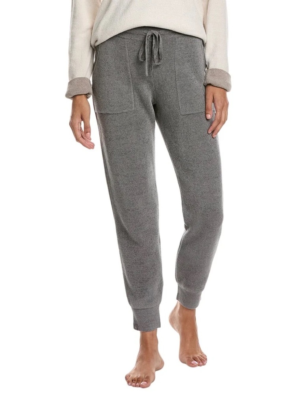 Barefoot Dreams CozyChic Ultra Lite Jogger Pants Women’s Size 1X Petite Glacier